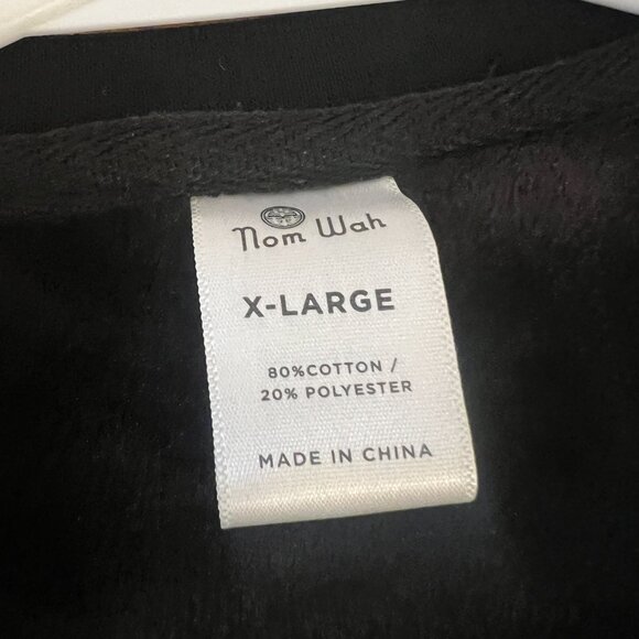 Nom Wah Tea Parlor Black Crewneck Sweatshirt - Unisex XL - Picture 3 of 3